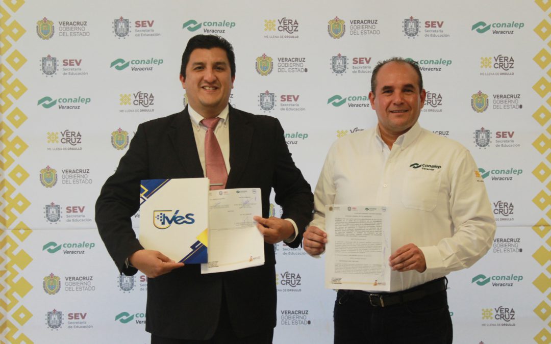 Universidad IVES realiza convenio de colaboración con Conalep Veracruz
