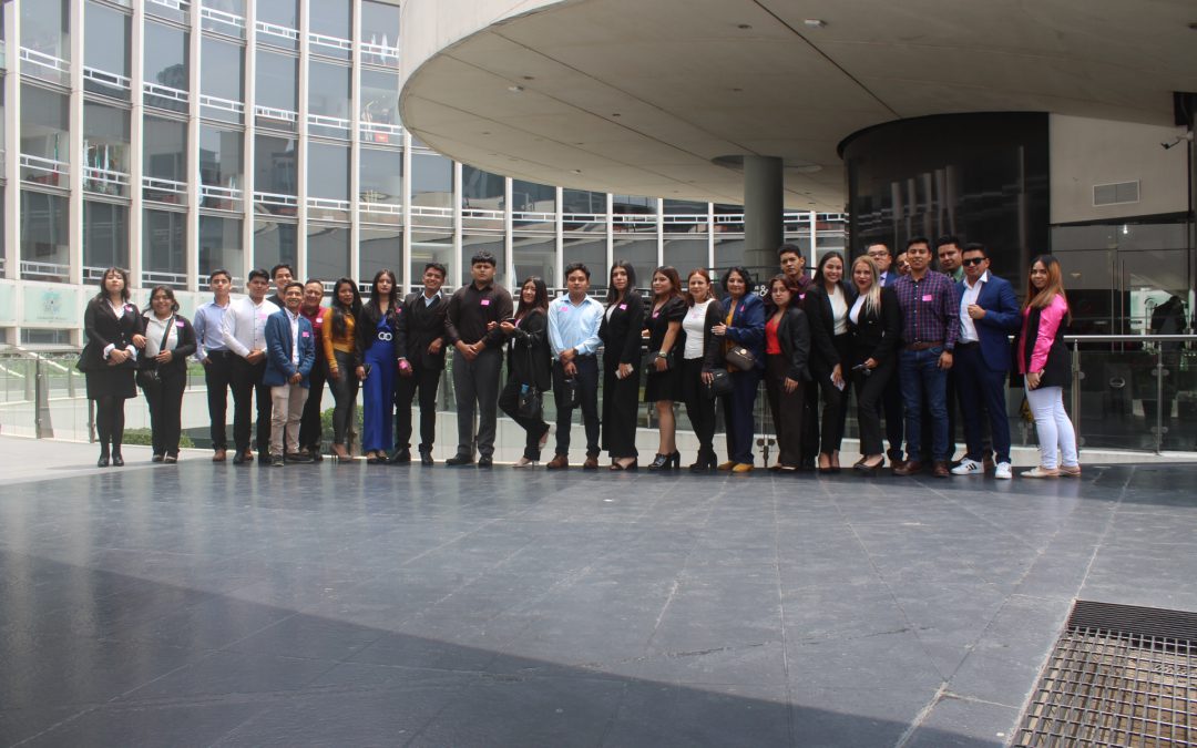 Alumnos de Universidad IVES visitan el senado de la República