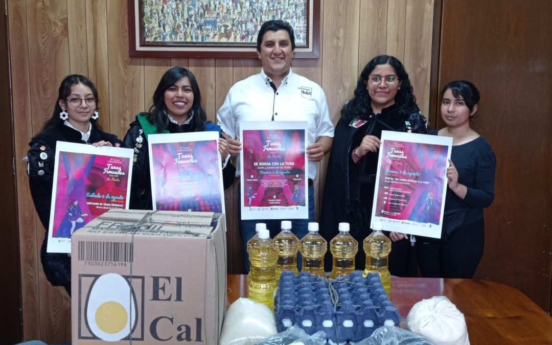 Universidad IVES realiza donación en apoyo al 10° Festival de Tunas Femeniles