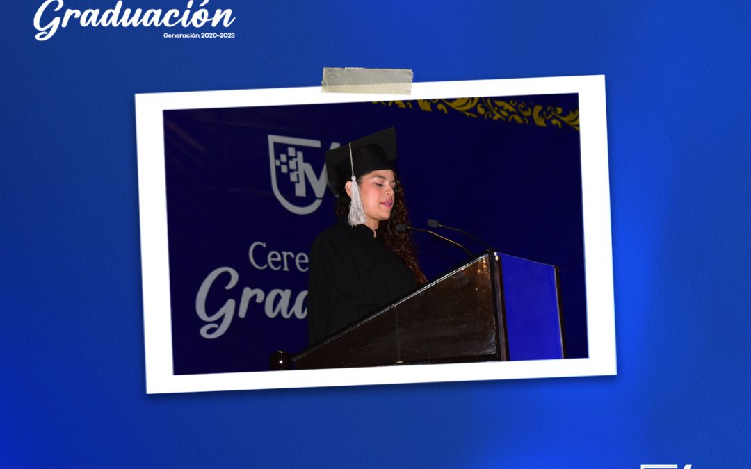 Graduación 2023: mensaje de la representante de egresados de nivel licenciatura