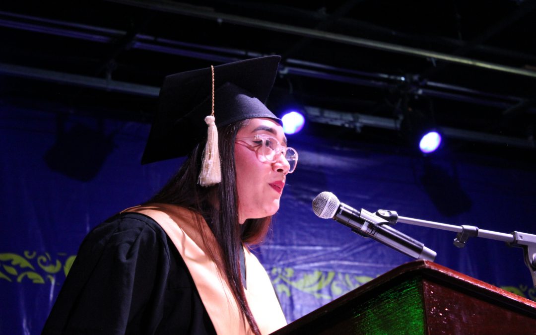 Graduación 2024 – Danira Desiret Carmona Fernández de Lara, representante de egresados de posgrado IVES
